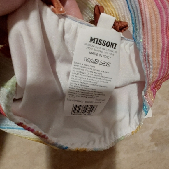 Missoni kids  swimming suit bnwt size 6M - Picture 5 of 6